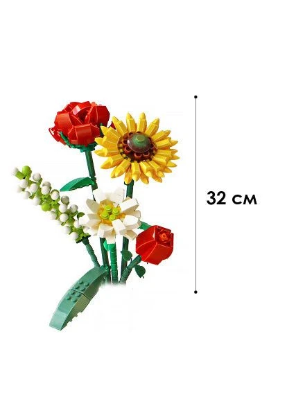 Конструктор Букет квітів 3 (1659) Loz (396681791)