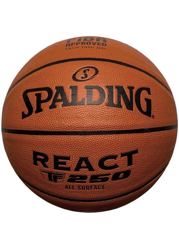Універсальний Баскетбольний М'яч React FIBA TF-250(76968Z, 76967Z) Spalding (296266922)