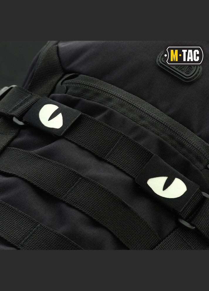 Нашивка Tiger Eyes Laser Cut (пара) Black M-TAC (315047153)