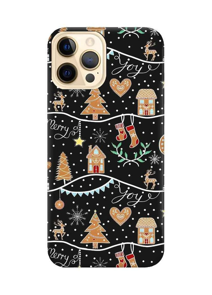 Матовый чехол на iPhone 12 Pro Max:: Фон Рождество (новогодний принт 201) Creative (362966308)
