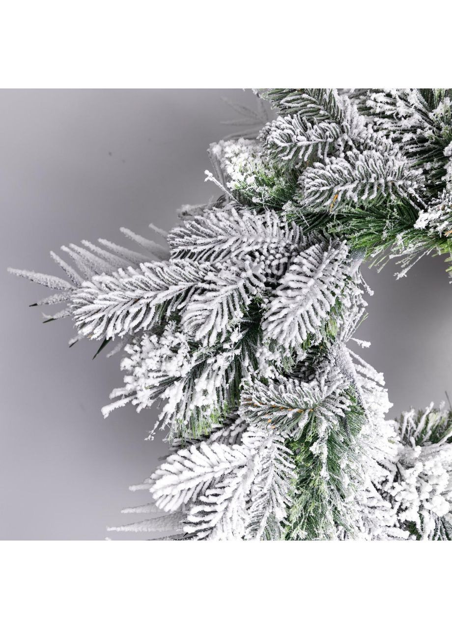 Штучний різдвяний вінок Засніжений Святковий 60 см TD-VINSN LUGI (368767401)