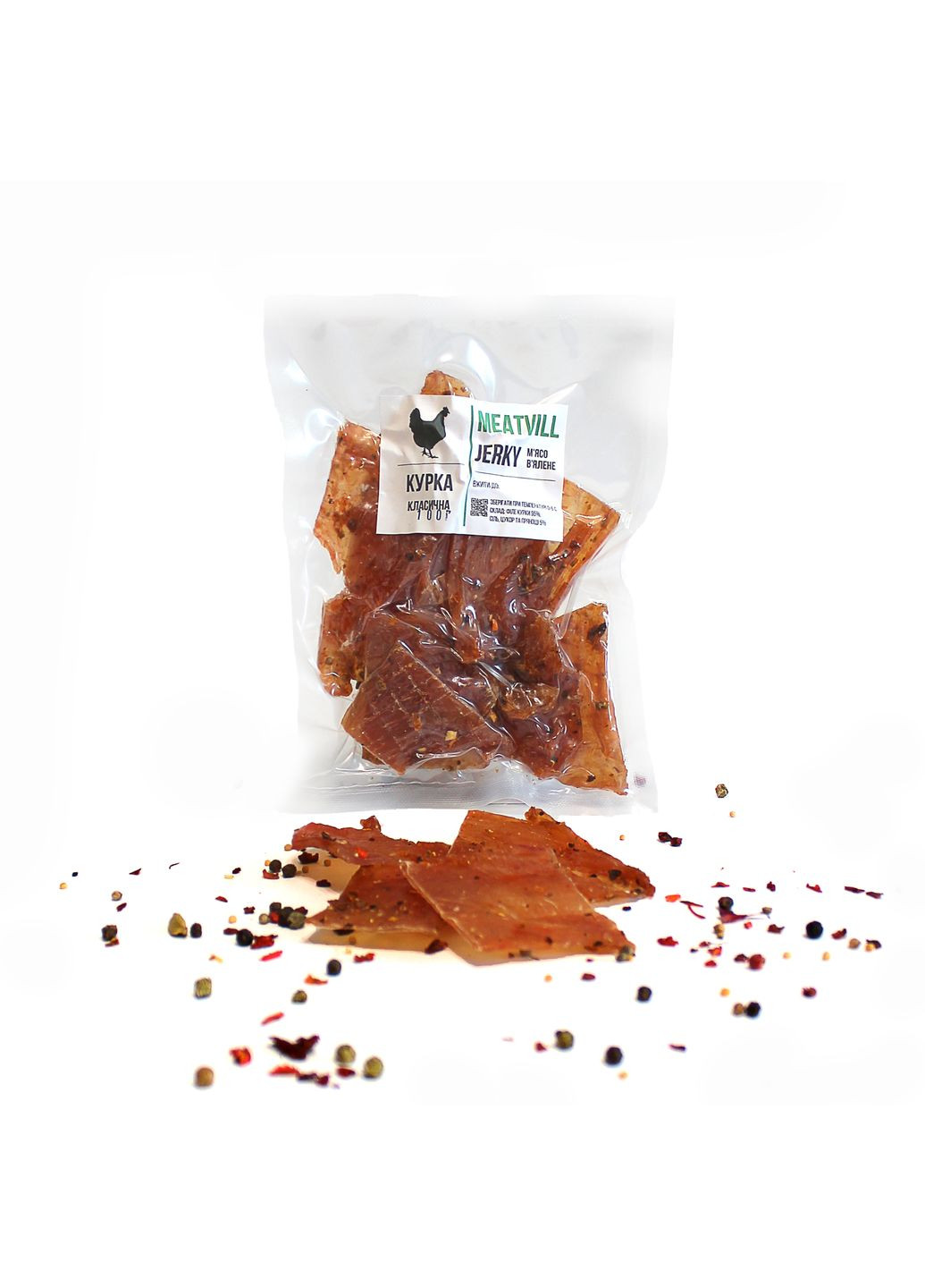 Джерки классические Курица 100 г (86) Meatvill (352167375)