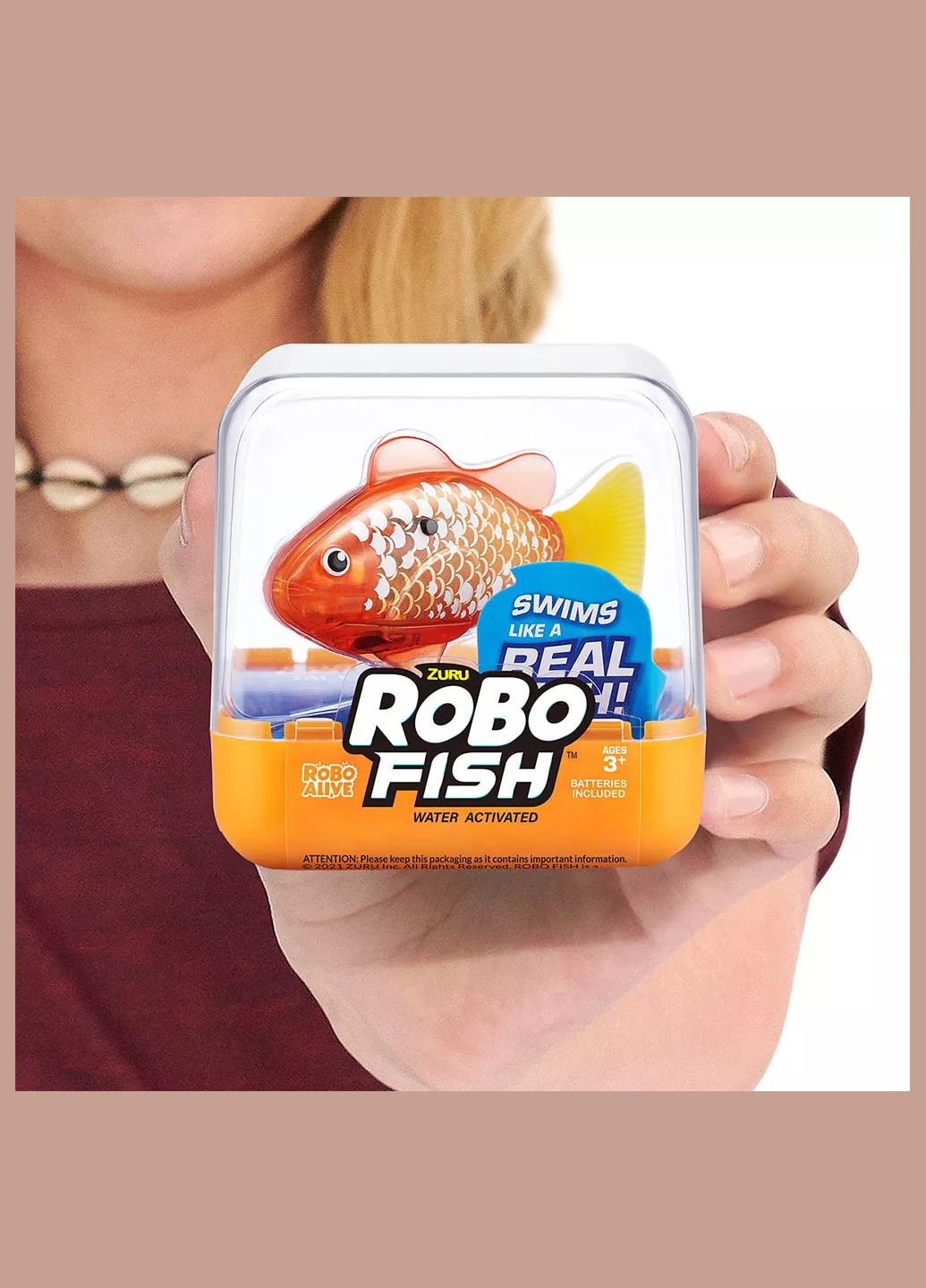 Інтерактивна іграшка Роборибка золотиста (7191-2) Pets & Robo Alive (326805933)