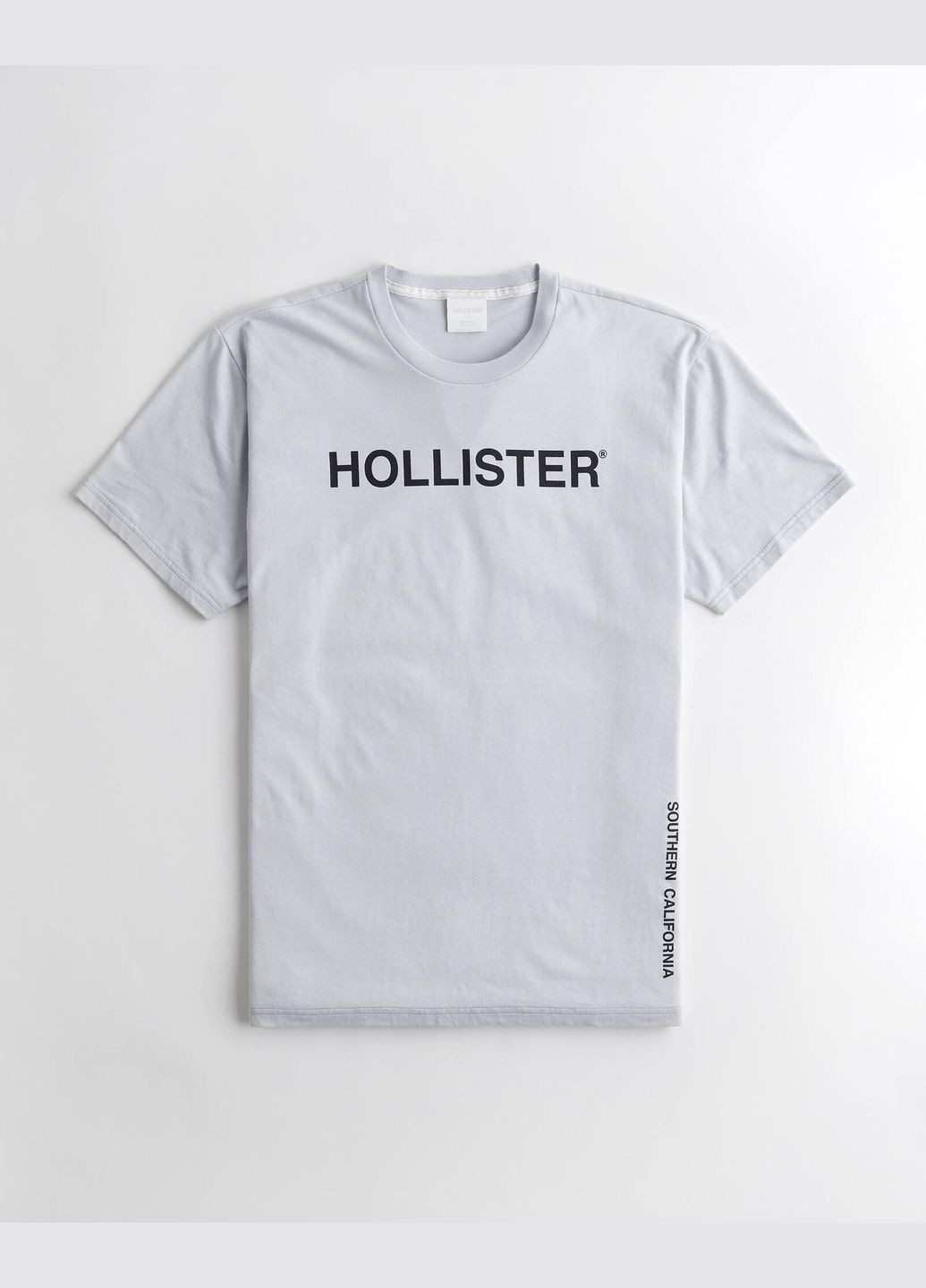 Светло-голубая футболка Hollister