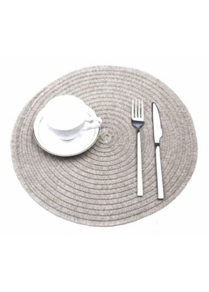 Салфетка под горячее EM-4223 38 см бежевая Empire (369530406)