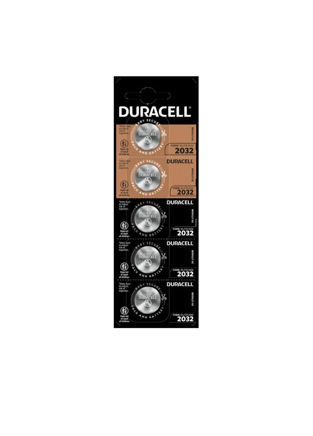 Батарейка (5шт) Duracell CR2032 (372122172)