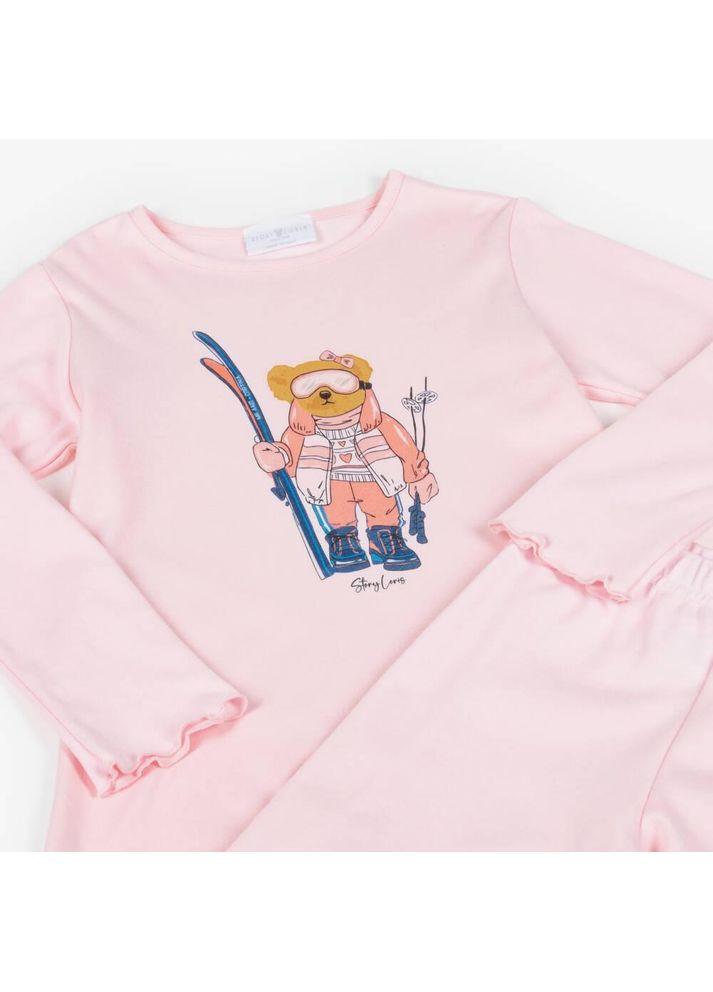 Рожева піжама, арт. 17791, orso sciatore, 10 років, 140 см Story Loris