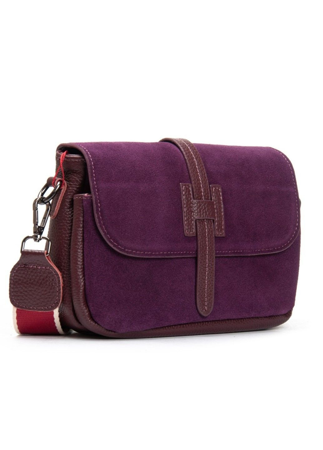 Женская замшевая сумка 77003 red Alex Rai (366092207)