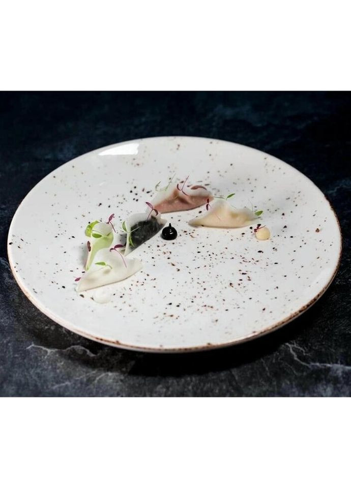 Тарілка обідня Grain GRABLM23CK 23 см біла Bonna (296636648)