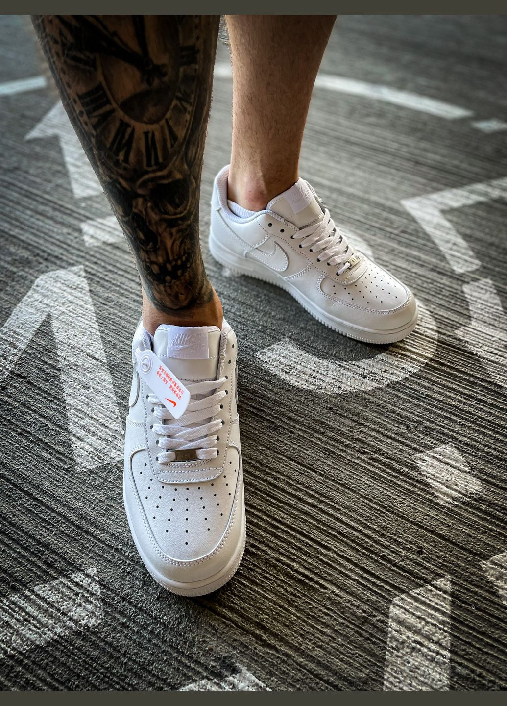 Білі Осінні кросівки чоловічі і жіночі nike air force white | найк аір форс білі No Brand