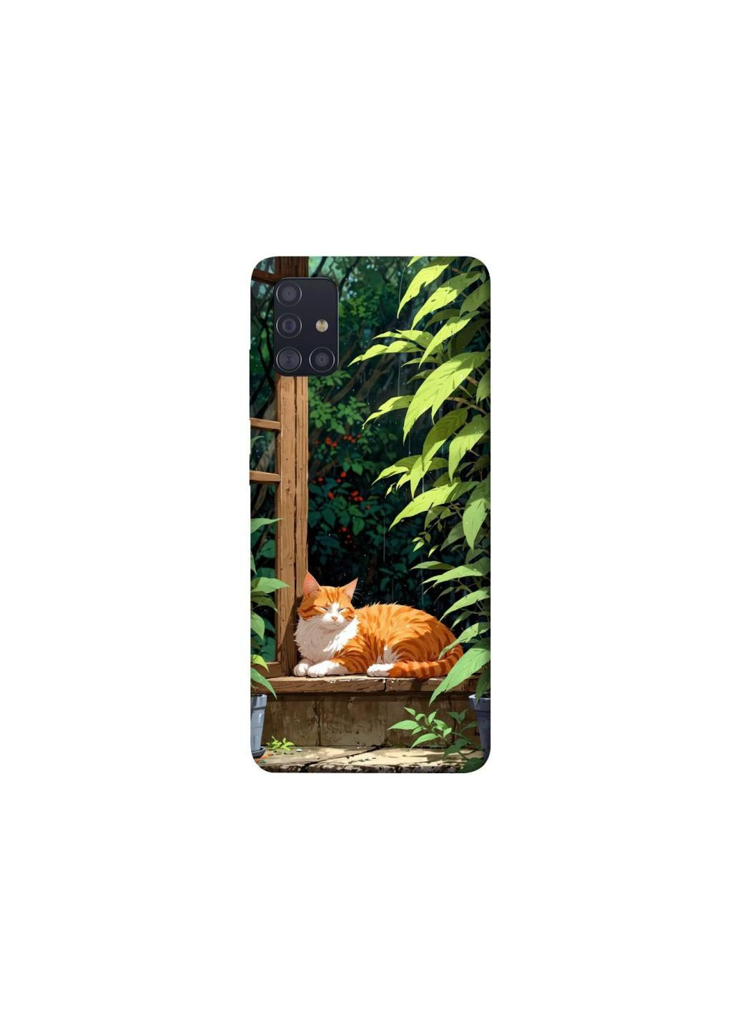 Чохол на Samsung Galaxy A51 red cat Frontalka (353342523)
