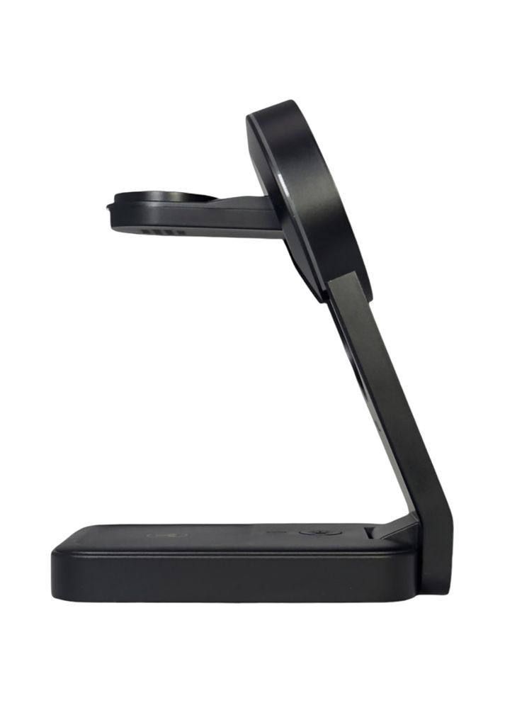 Бездротовий зарядний пристрій 3 в 1 Bendy 15W WCH-03BK (6942056124221) Remzona (370608314)