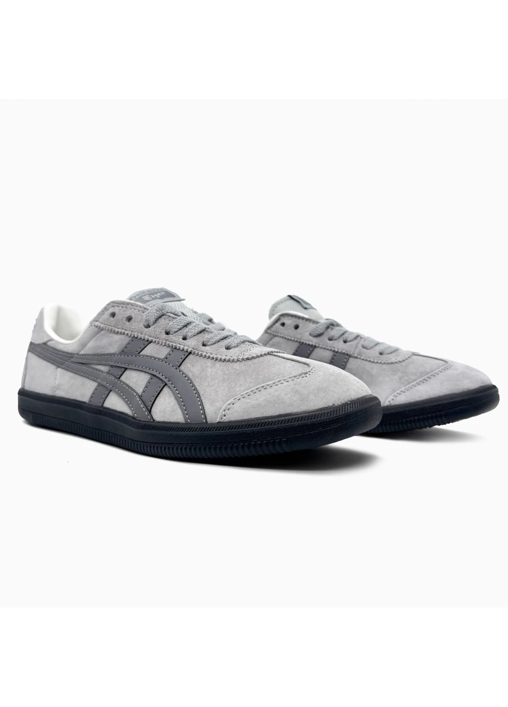 Серые летние кроссовки asics onitsuka tiger tokuten grey асикс онитсука No Brand