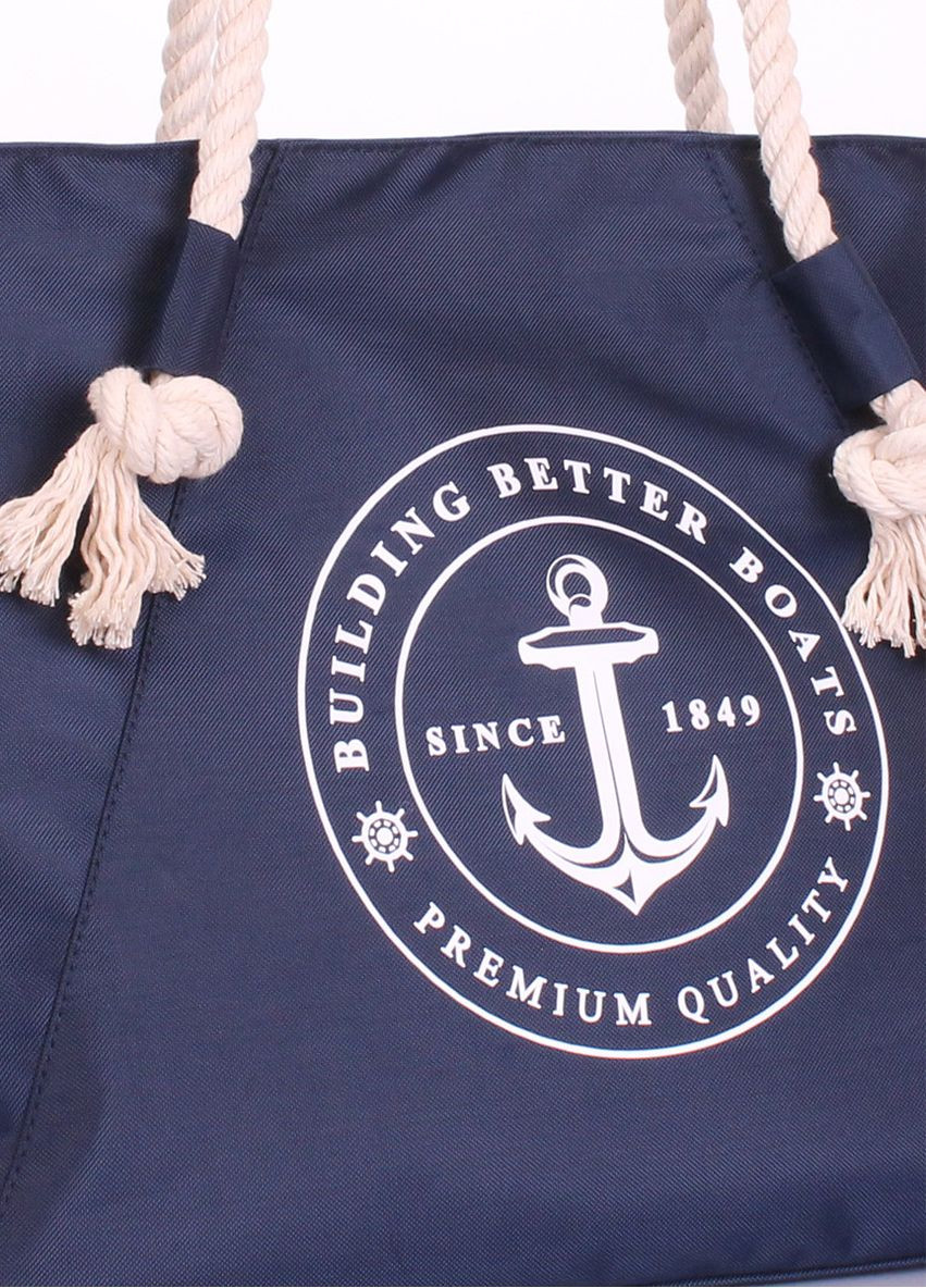 Літня сумка Breeze з якорем синя PoolParty (372657583)