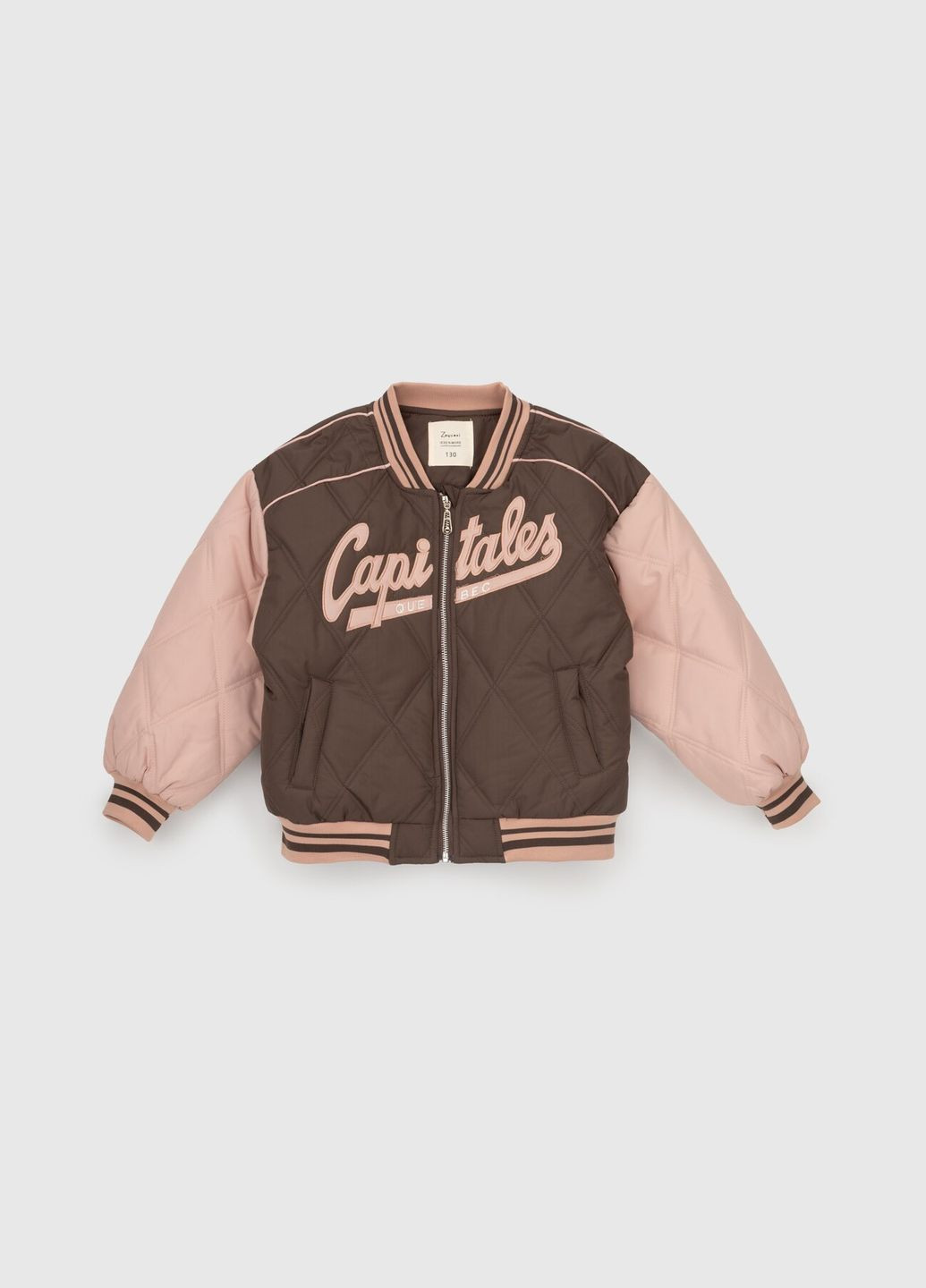 Коричневая демисезонная куртка для девочки 55228 128 см коричневый (2000990255280d) shop (2000990255280) XZKAMI