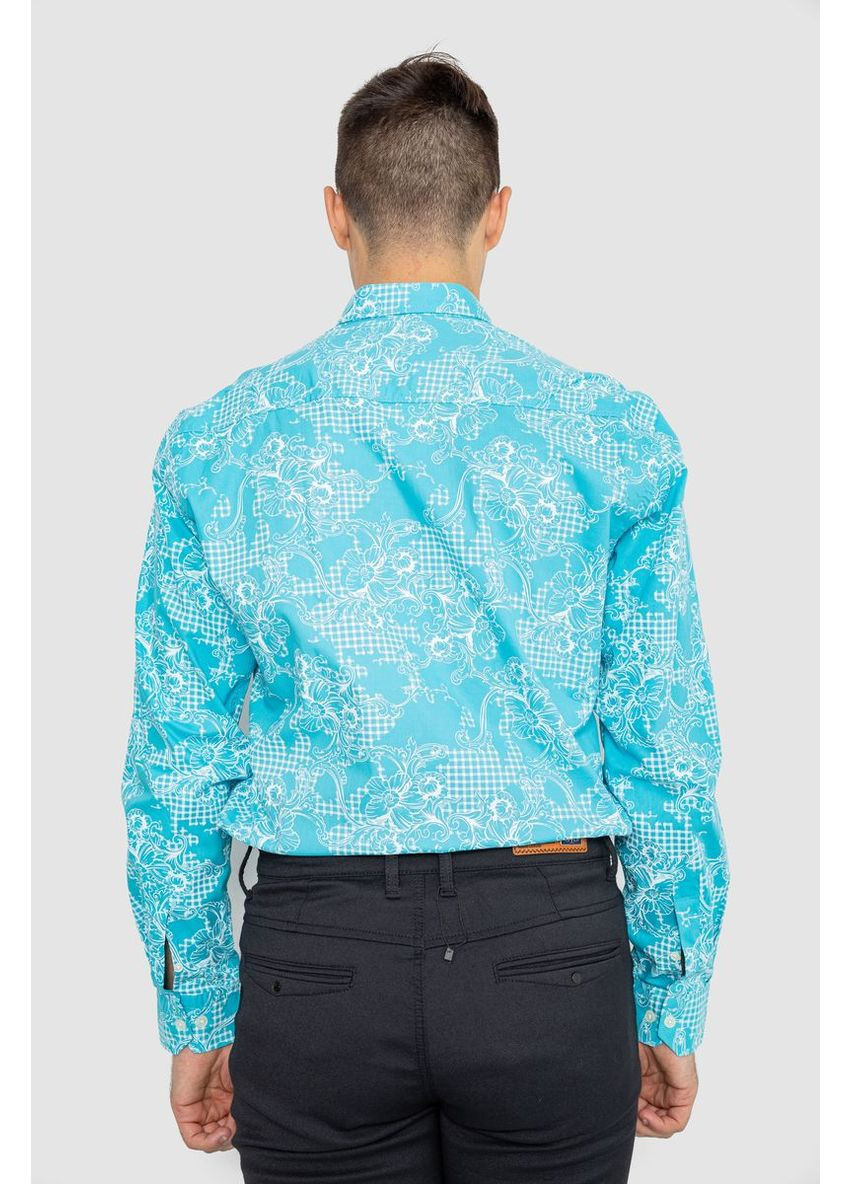 Голубой рубашка Ager