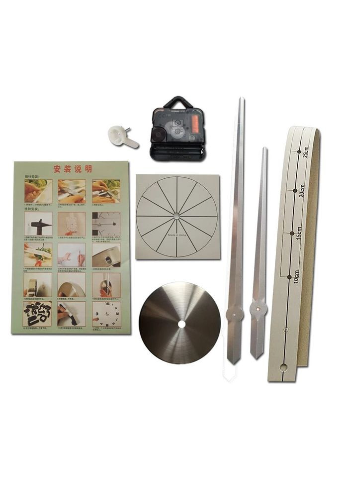 3D годинник настінний червоний Римські цифри Б230-47' No Brand (302242248)