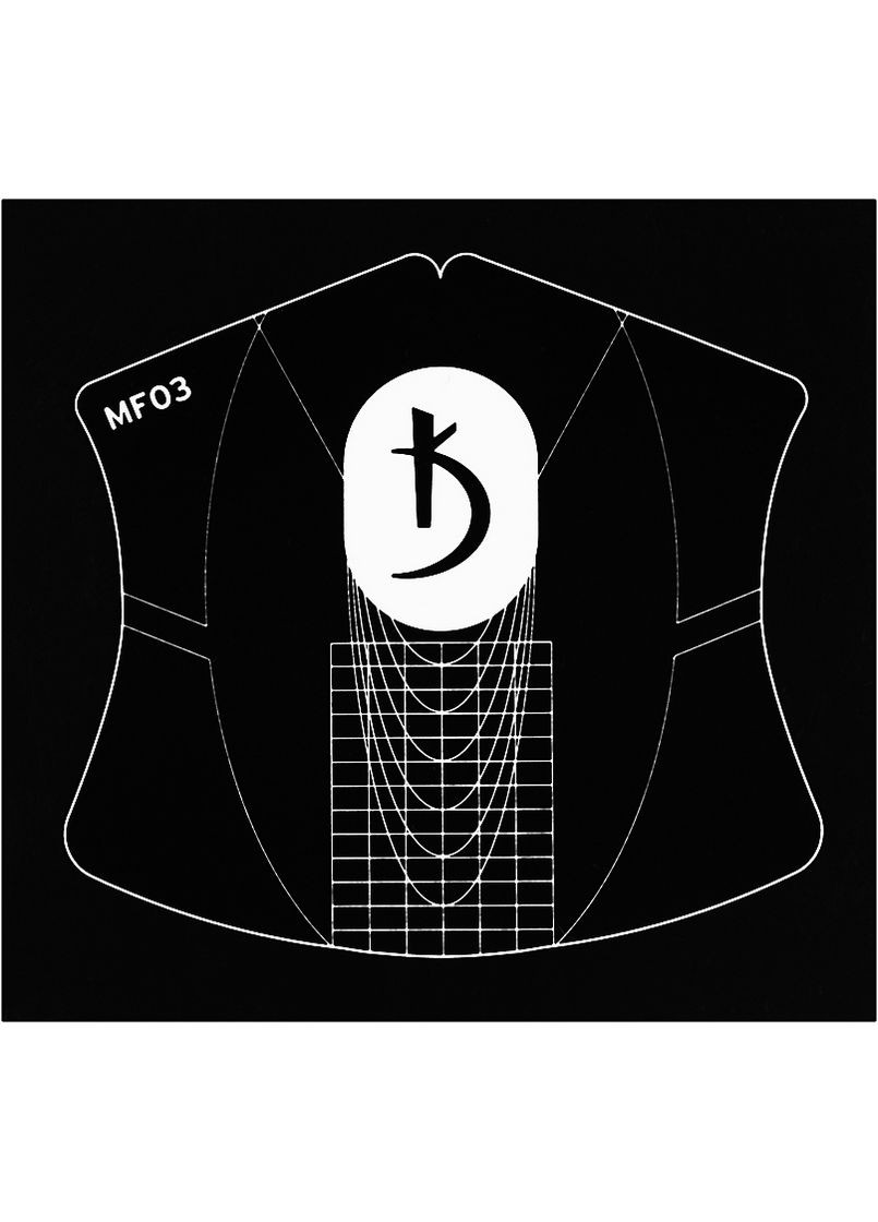 Пластикові одноразові форми для моделювання нігтів, 100 шт. 100шт (1065835-27064521) Kodi Professional (368632558)