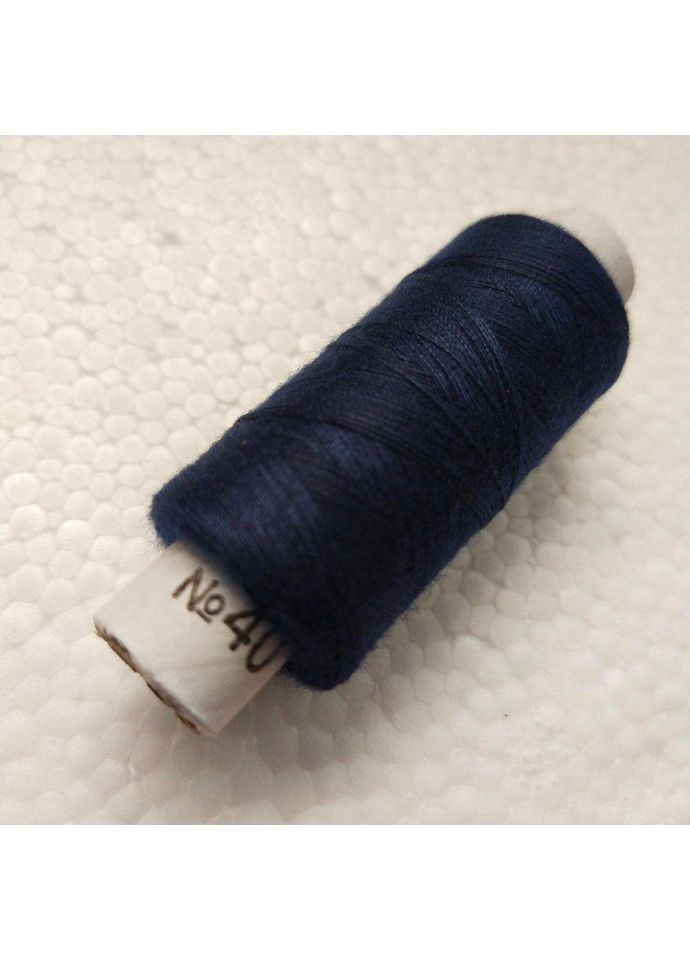 071 Нити темно-синие в катушках, швейные 100% полиэстер 40/2 (боб 200м) Plus-plus (354794962)