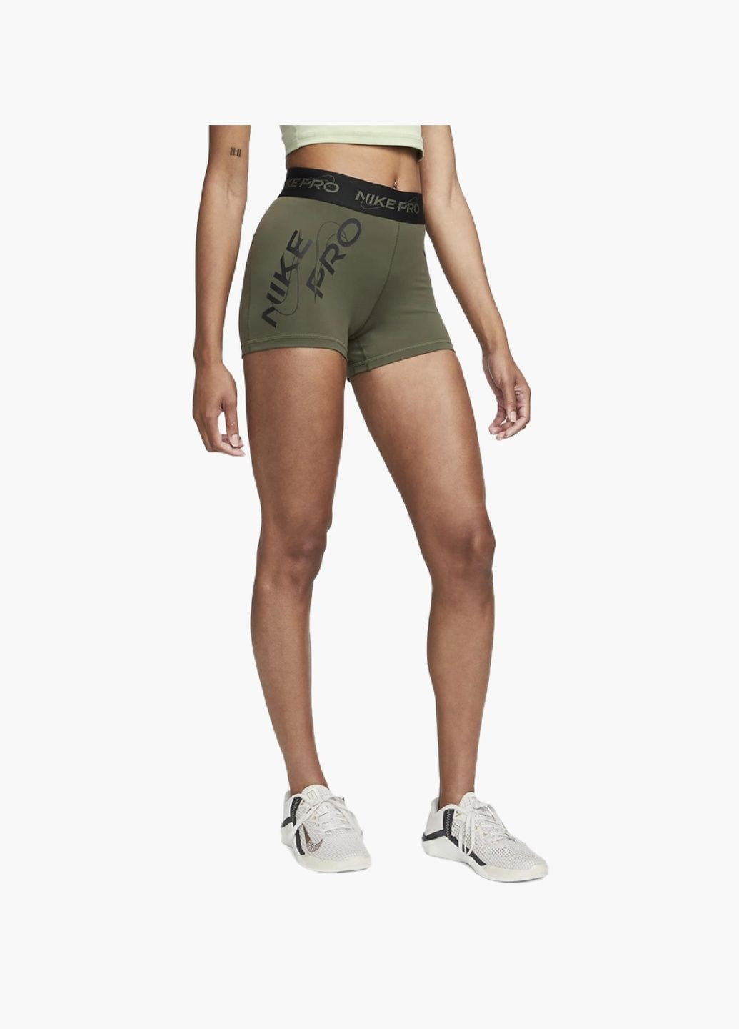 Шорты женские Pro 8 Cm Olive FB5448-325 Nike (326783189)