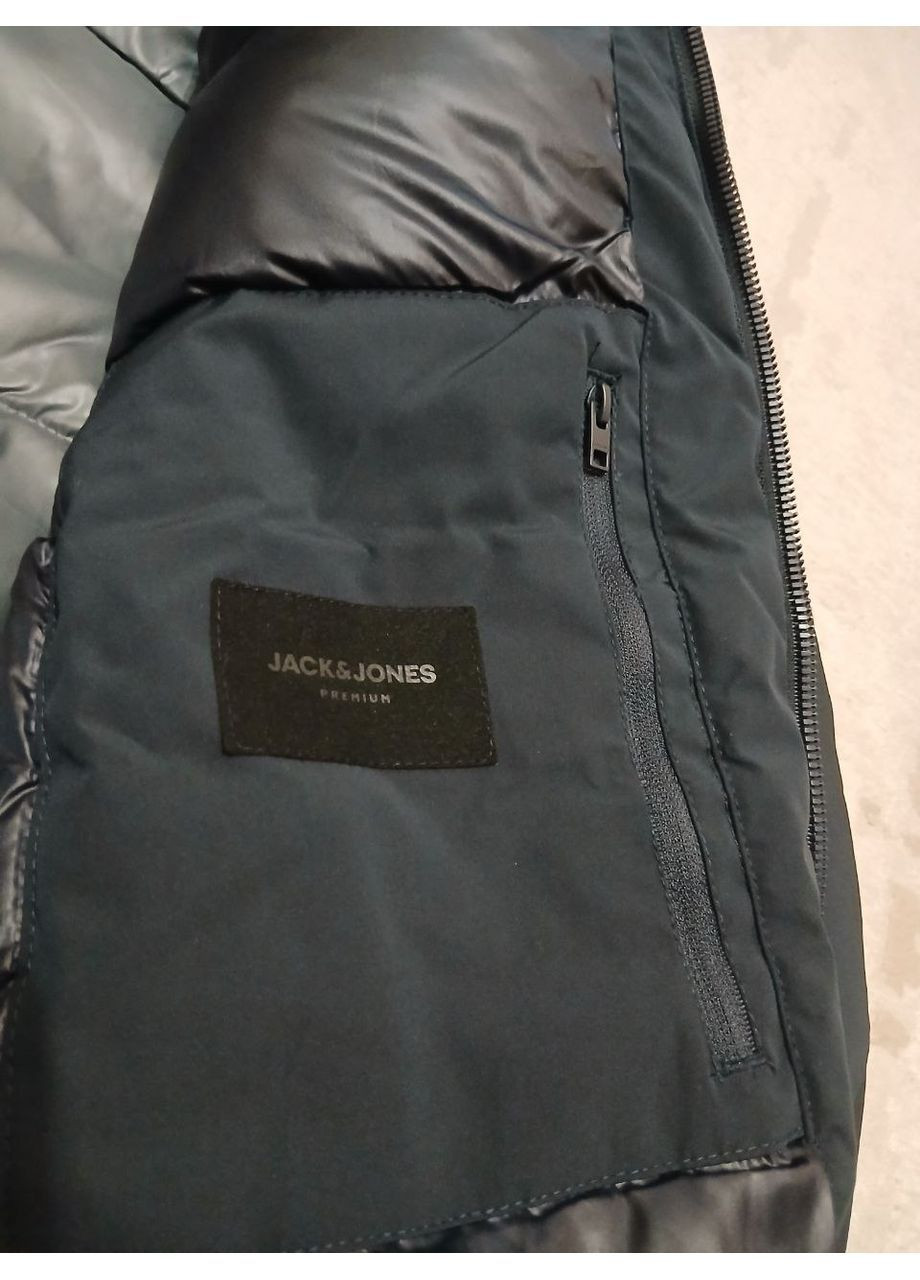 Темно-синя оригінал wave jacket black 12259457 куртка Jack & Jones