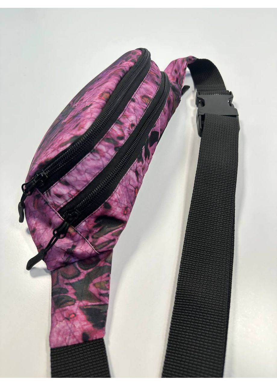 Сумка бананка рожева 29*15см поясна, барсетка на пояс жіноча UA (371770677)