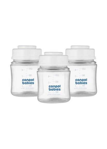 Набор для кормления новорожденных бутылочек для молока и еды 3х120мл (35/235) Canpol Babies пляшечок для молока та їжі 3х120мл (366159101)