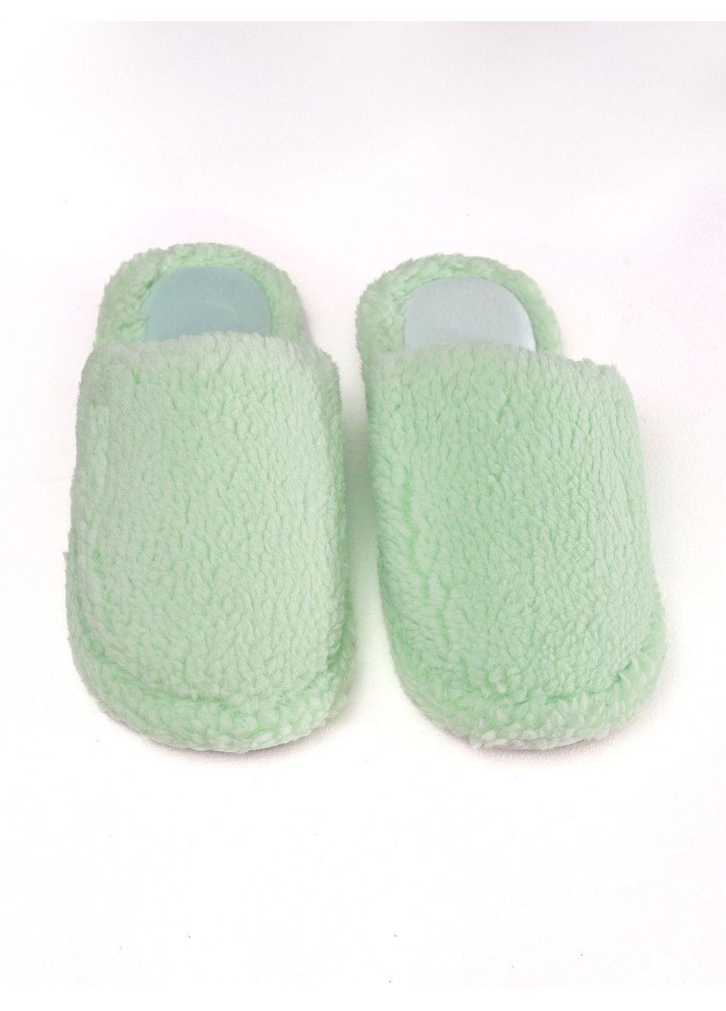 Мятные тапочки женские Lumo