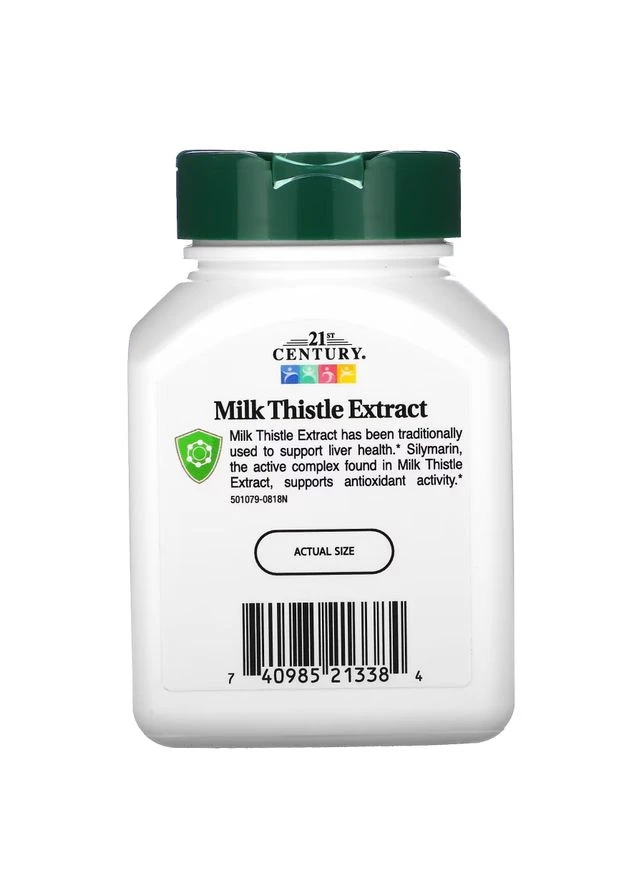 Натуральна добавка Milk Thistle Extract, 60 вегакапсул 21st Century (378786880)