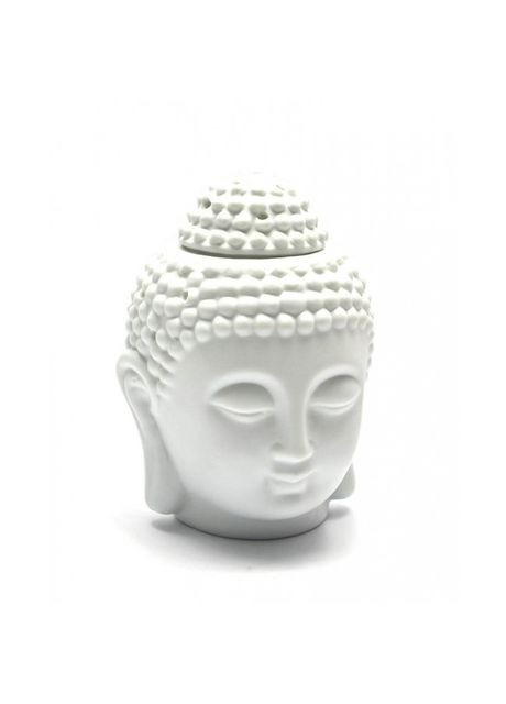 Аромалампа "Будда" белая (14х9х9 см) No Brand (306848369)