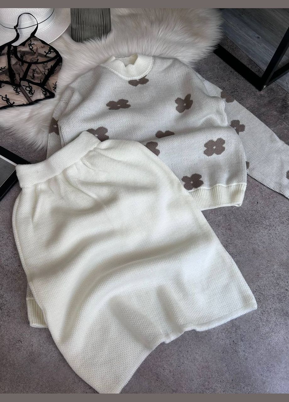 Женский костюм вязаный из хлопка. No Brand (314701070)