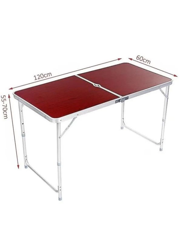 Стіл садовий розкладний для пікніка та туризму зі стільцями з алюмінію (1756374574) No Brand (330004571)