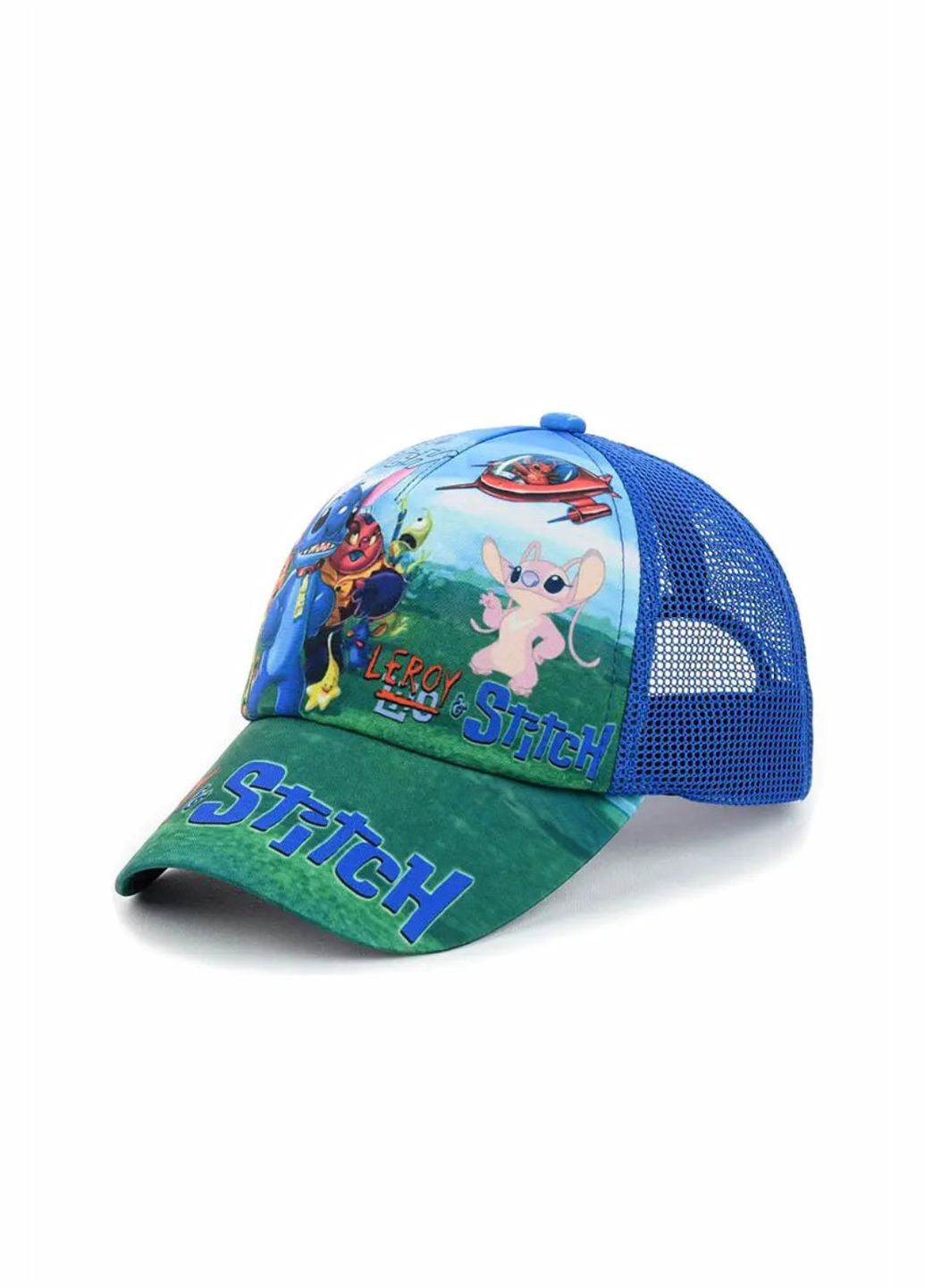 Кепка детская с сеткой Стич / Stitch No Brand Дитяча кепка (296661218)