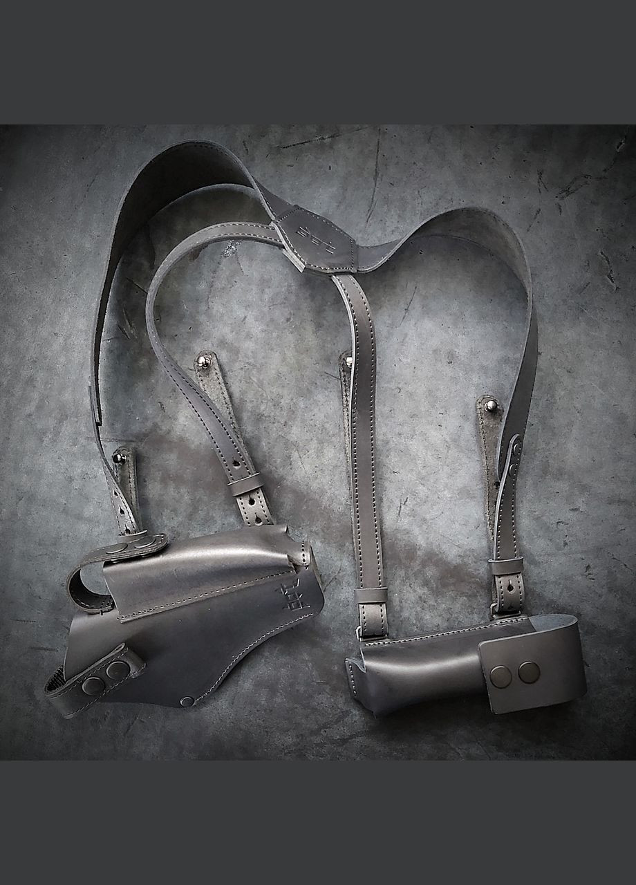 Оперативная кобура под АПС скрытого ношения | кожаная| черная No Brand (339621605)