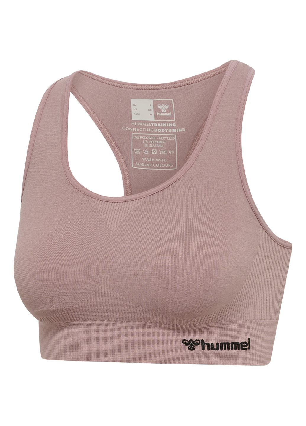 Спортивний топ борцівка для жінки BEECOOL 210490 рожевий Hummel (269237048)