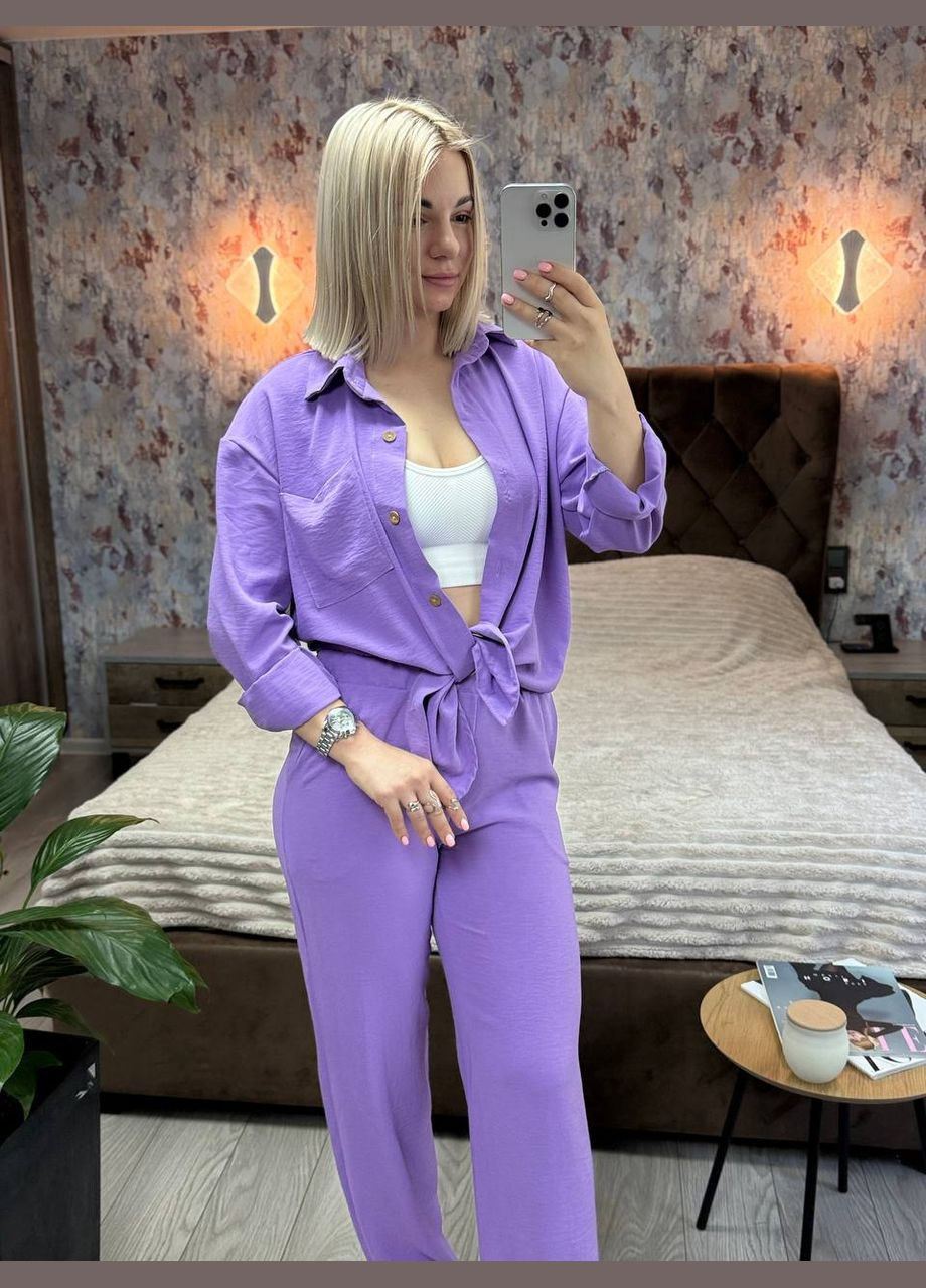 Легкий летний костюм с креп жатки Vakko (336143712)