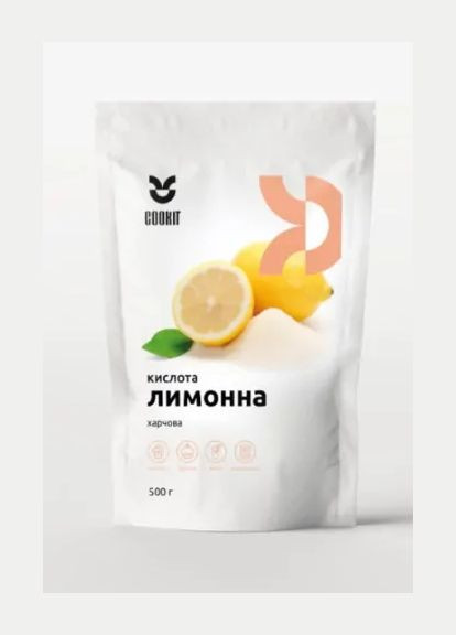 Лимонная кислота пищевая COOKIT, 500 г No Brand (323480947)