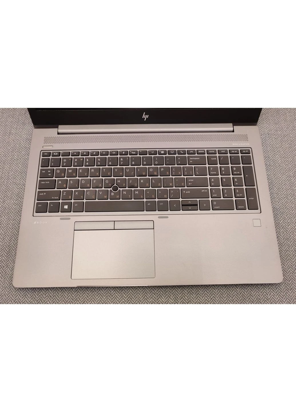 Мобільна робоча станція HP ZBook 15 G6 / 15.6'' (1920x1080) IPS Touch / Intel Core i7-8550U (4 (8) ядра по 1.8 - 4.0 GHz) / 32 Hewlett Packard (398129719)