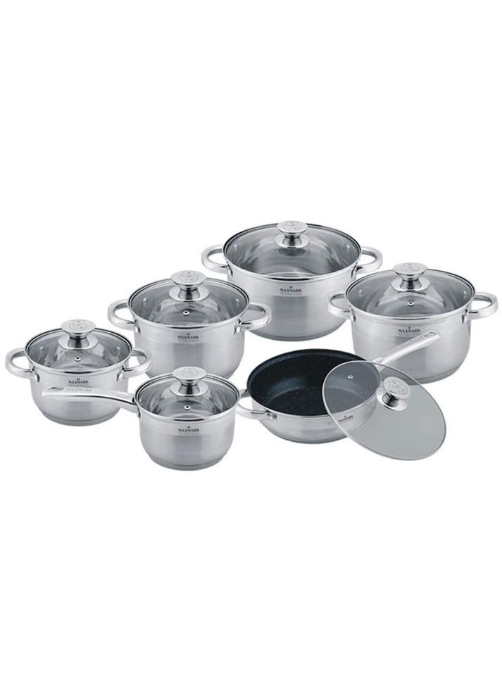 Набор посуды MK-3712A 12 предметов Maxmark (341702266)