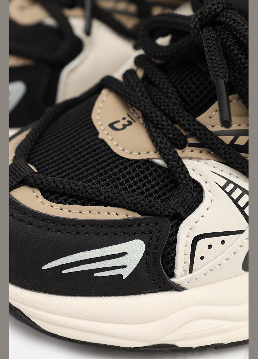 Черные демисезонные кроссовки для девочки, на плоской подошве цвет черный цб-00274058 Kimboo