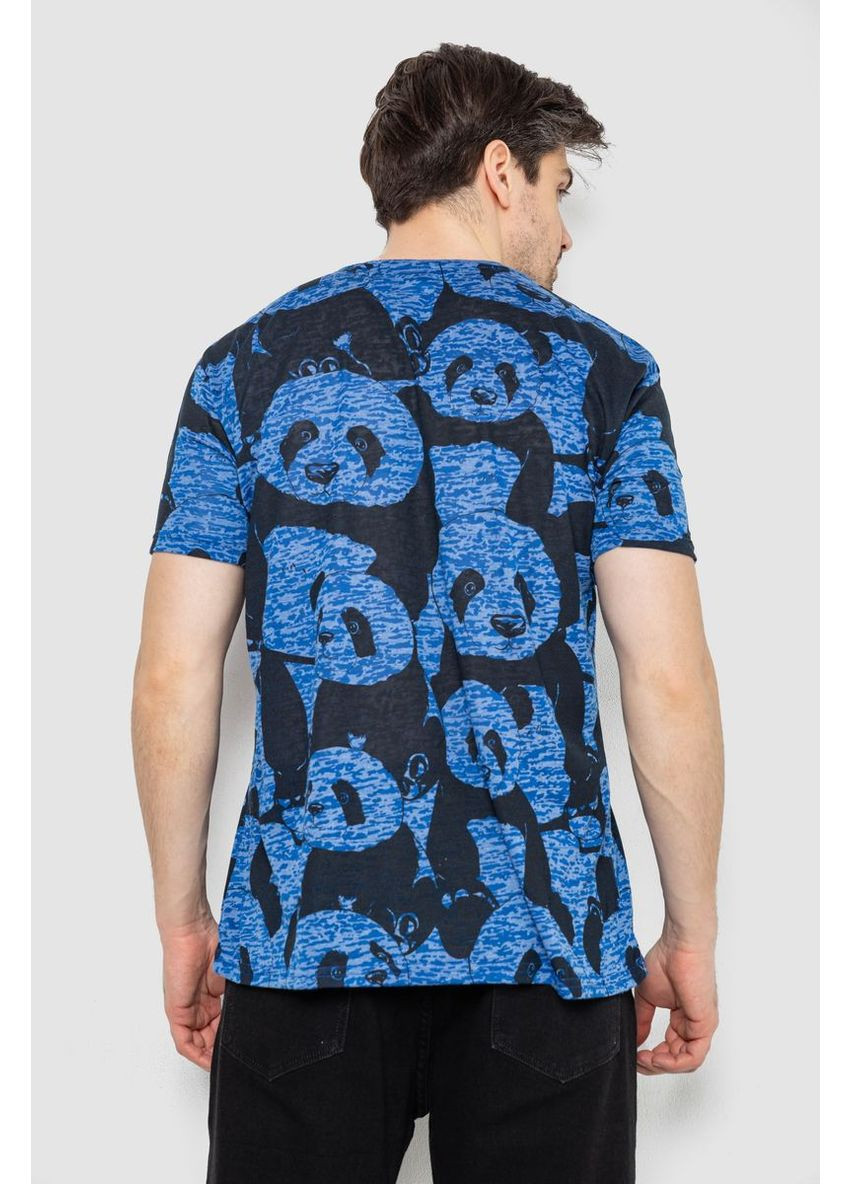 Синя футболка чоловіча з принтом Sport Line