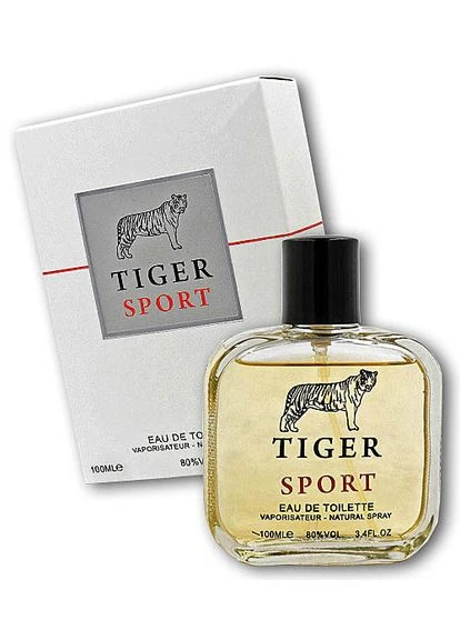 Туалетная вода мужская 100 мл TIGER SPORT, ОАЭ TRI Fragrances (399553219)