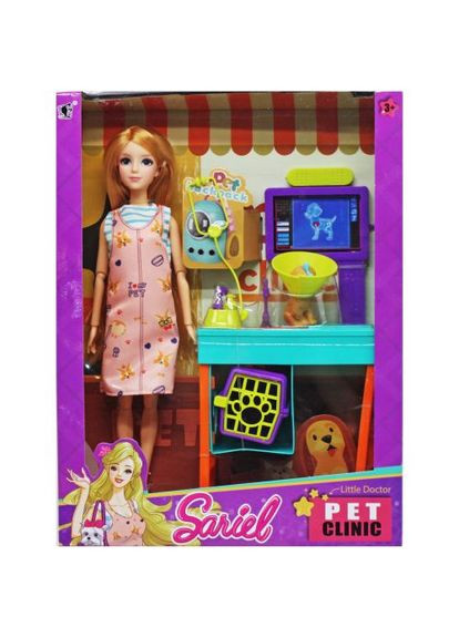 Набір ляльковий "Ветеринарна клініка Sariel" MIC (361414325)
