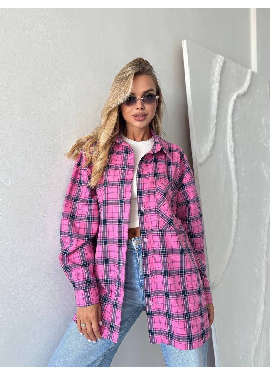 Сорочка у клітинку фланель Туреччина Україна (361009497)