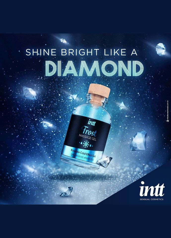 Їстівний масажний гель для інтимних зон Cold Effect Frost (30 мл) Intt (297397484)