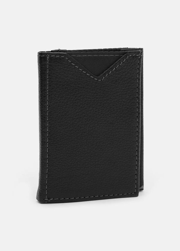 Чоловічий шкіряний гаманець-картрідер K1610-a-black Ricco Grande (323593386)