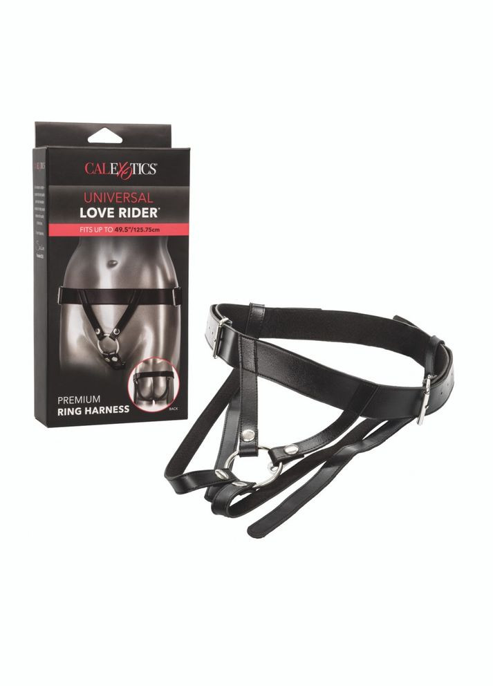Трусики для страпону CalExotics Universal Love Rider Premium Ring Harness - Black California Exotic (297003296)