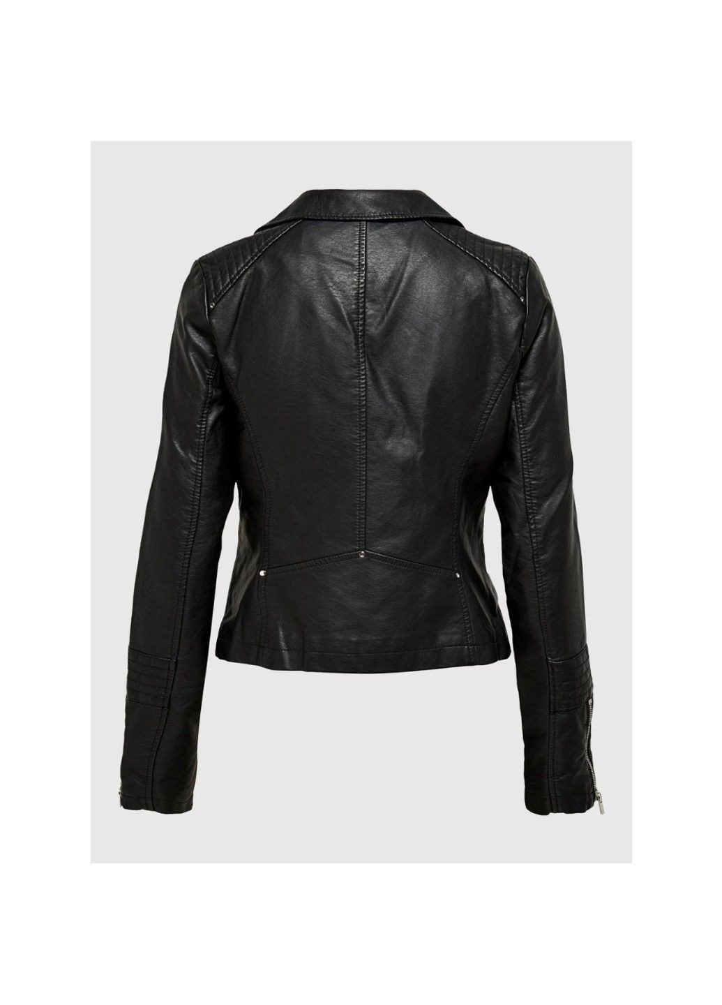 Черная демисезонная куртка gemma regular fit черная косуха Only 15153079