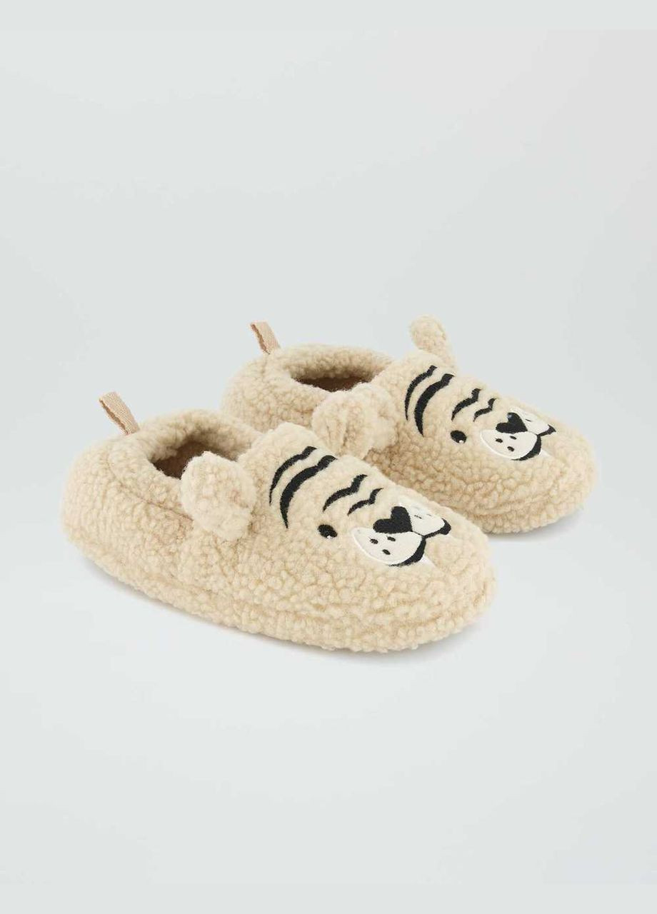 Капці для дому,бежевий з принтом, Kiabi (306813797)