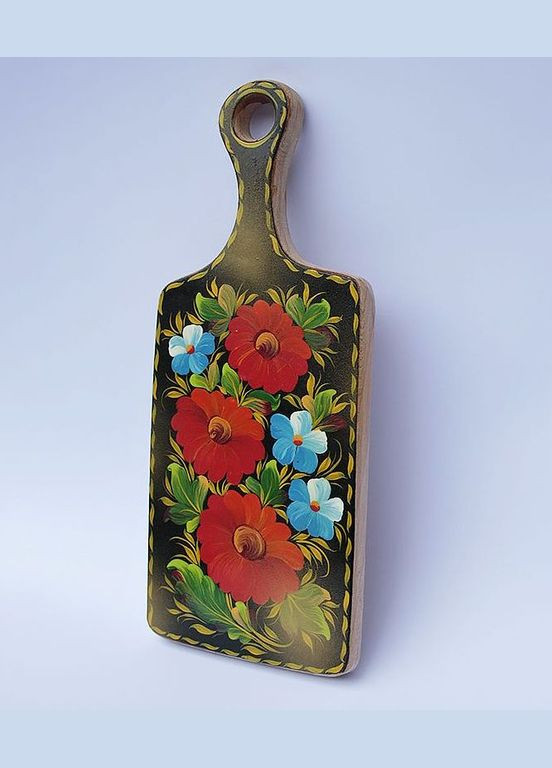 Дошка кухонна з Петриківським розписом мала (М-9М) Гранд Презент (282738095)